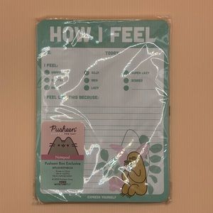 Pusheen Box Exclusive- Not Available in Stores - “How I Feel” Notepad